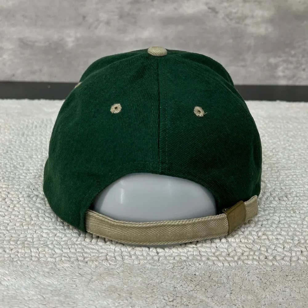 Vintage Craftsman Tools Strap Back Hat OSFA Embroidered Workwear Two Tone Dad